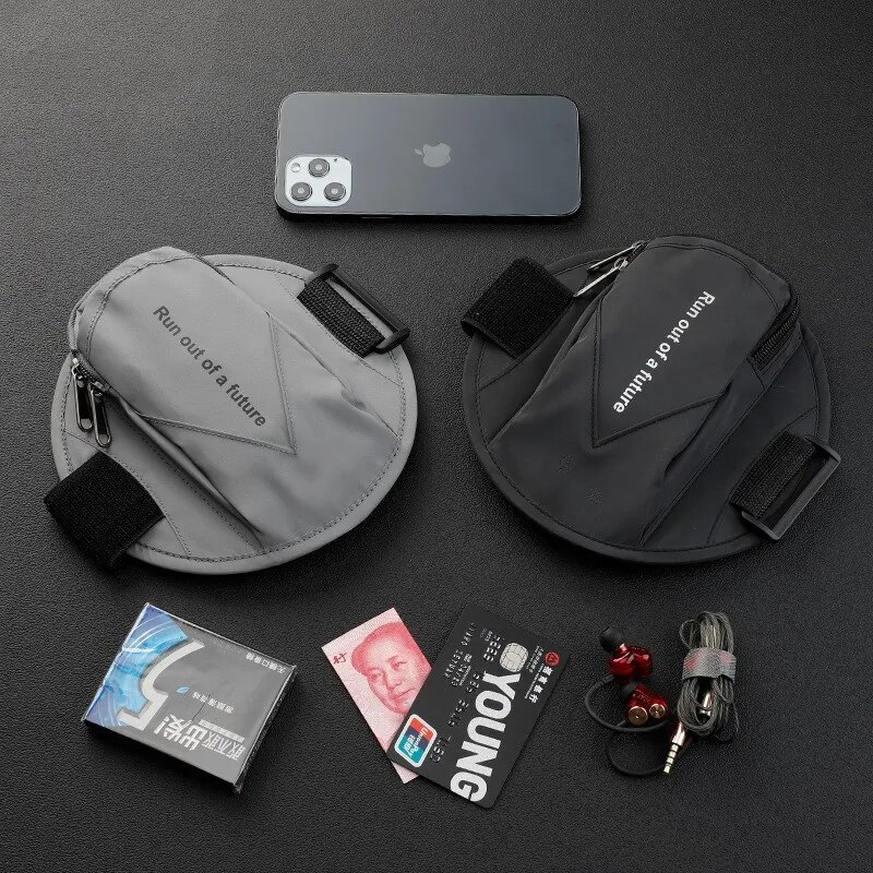 Crossfit Gym - 男性と女性のための反射携帯電話アームバッグ、安全手首バッグ、アウトドアスポーツ、ランニング、フィットネス、ナイトランニング、6.5インチ