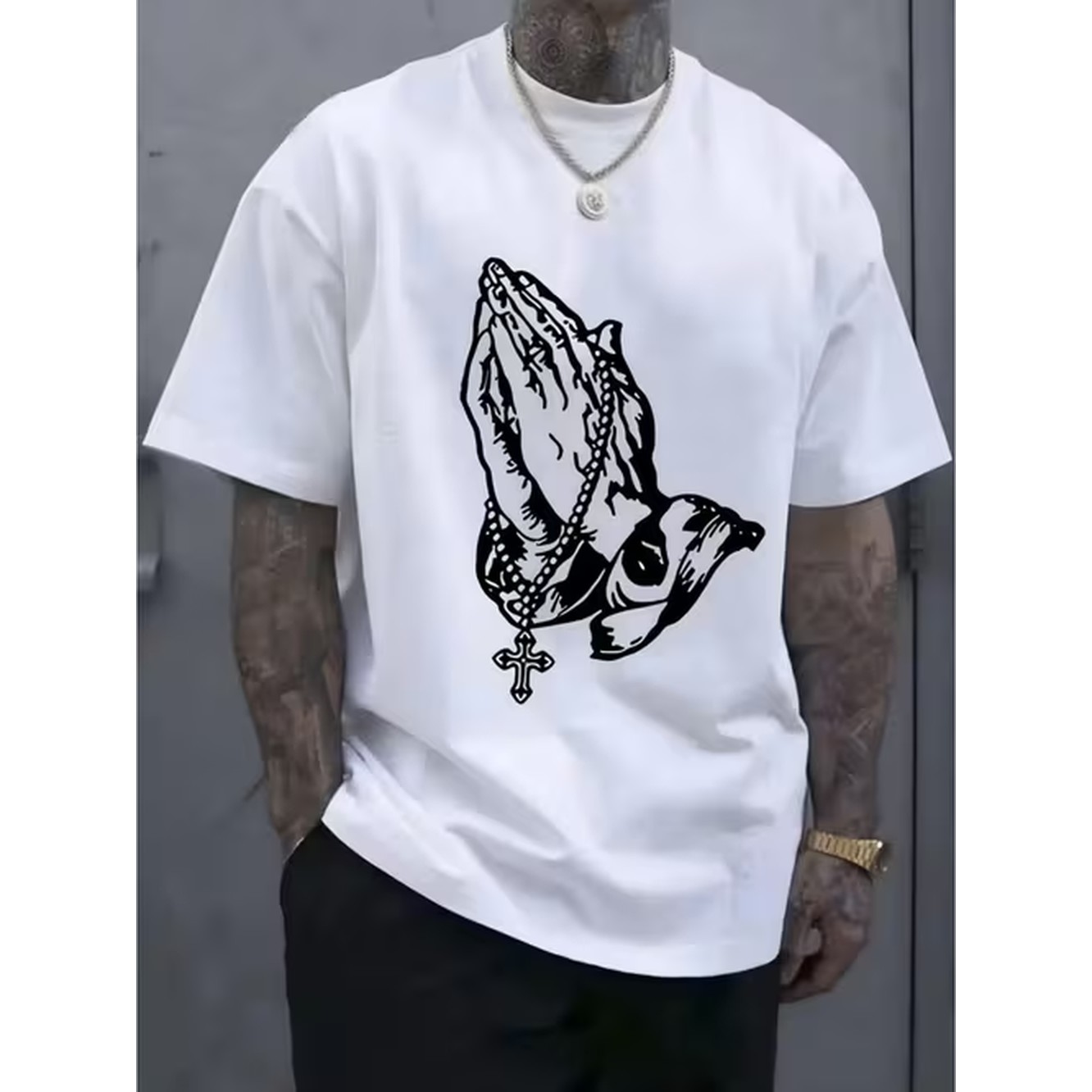 メンズ プレイヤーハンズ クロス グラフィック Tシャツ ル - Crossfit Gym のレビューと価格